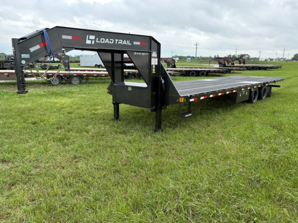 New 2026 Load Trail 102x32 Tandem 24K GN Hydrotail W/ 12' Tail, Hydro Jacks, & Full Blackwood Floor