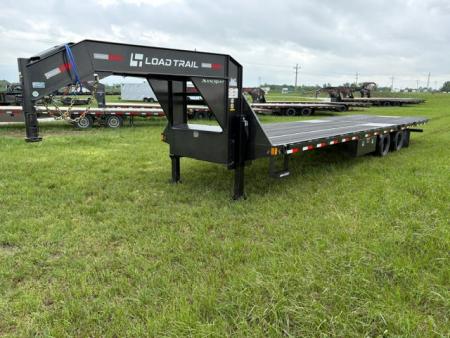 New 2026 Load Trail 102x32 Tandem 24K GN Hydrotail W/ 12' Tail, Hydro Jacks, & Full Blackwood Floor