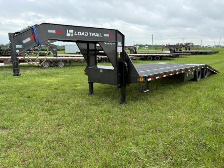 New 2026 Load Trail 102x32 Tandem 24K GN Hydrotail W/ 12' Tail, Hydro Jacks, & Full Blackwood Floor