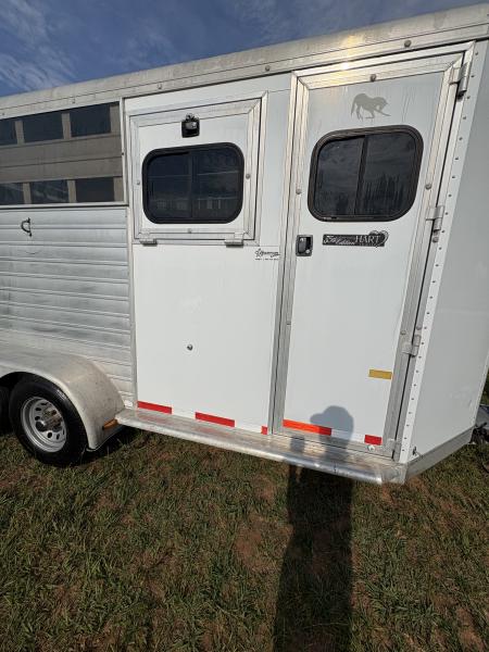 Used 2004 Hart Trailer 2 Horse Straight Load Horse Trailer