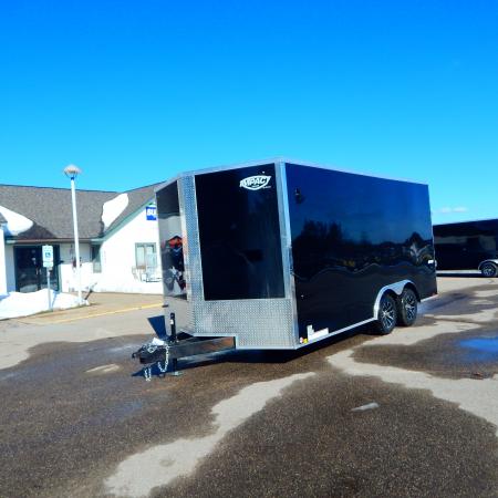 New 2026 Impact Trailers 8.5 x 16 7K Quake Flat Top V-Nose 7K Cargo / Enclosed Trailer