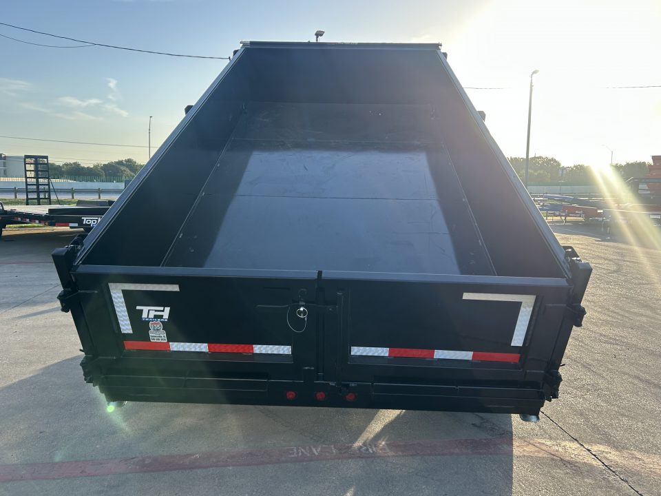 New 2026 Top Hat Trailers DE14 14'x83"x2' Dump Trailer