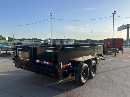 New 2026 Top Hat Trailers DE14 14'x83"x2' Dump Trailer