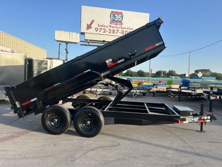 New 2026 Top Hat Trailers DE14 14'x83"x2' Dump Trailer