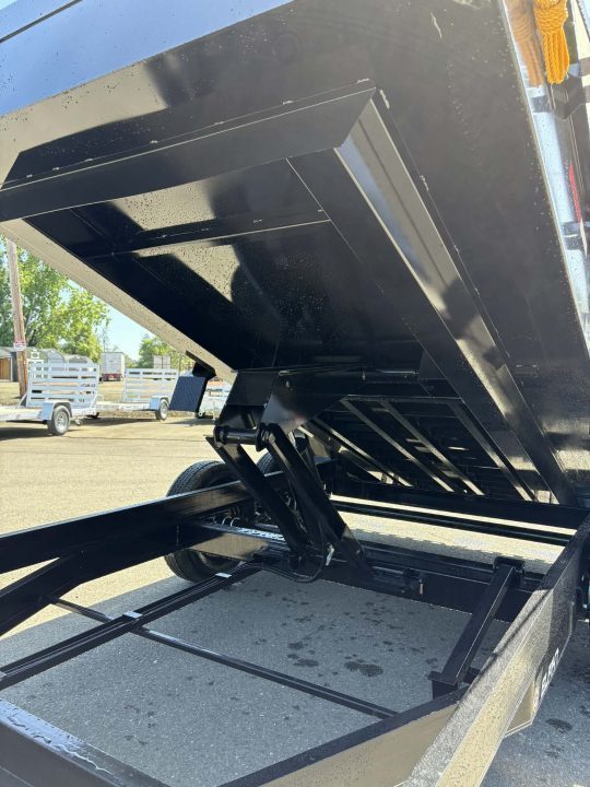 New DUMP 2027 DOUBLE A ELP147-14 7X14 TANDEM AXLE 14000 GVWR TRAILER