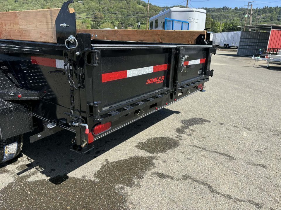 New DUMP 2027 DOUBLE A ELP147-14 7X14 TANDEM AXLE 14000 GVWR TRAILER