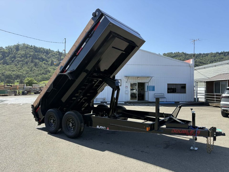 New DUMP 2027 DOUBLE A ELP147-14 7X14 TANDEM AXLE 14000 GVWR TRAILER