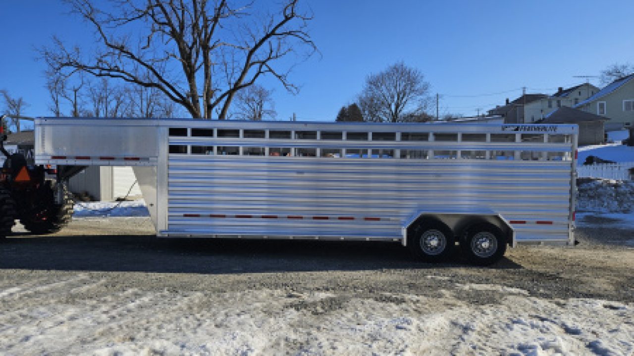 New 2026 Featherlite Trailers GN7X24TA Stock / Stock Combo Trailer
