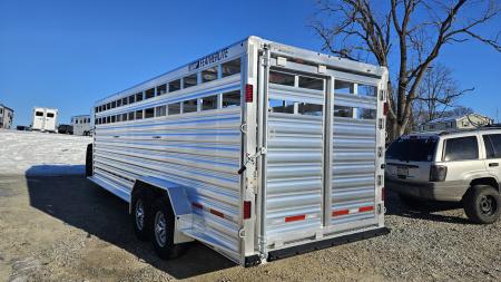 New 2026 Featherlite Trailers GN7X24TA Stock / Stock Combo Trailer