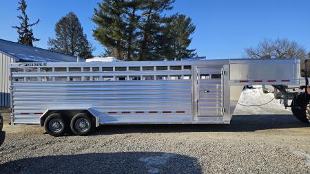 New 2026 Featherlite Trailers GN7X24TA Stock / Stock Combo Trailer