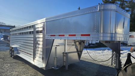 New 2026 Featherlite Trailers GN7X24TA Stock / Stock Combo Trailer
