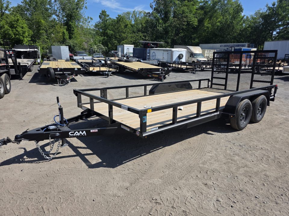 New 2026 Cam Superline 7X16 7K - TUBE TOP Utility Trailer