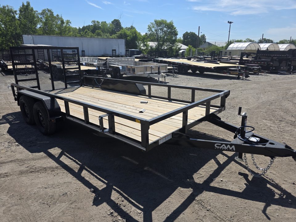 New 2026 Cam Superline 7X16 7K - TUBE TOP Utility Trailer