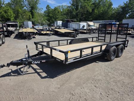 New 2026 Cam Superline 7X16 7K - TUBE TOP Utility Trailer