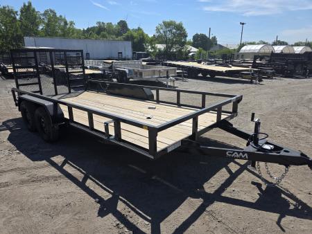 New 2026 Cam Superline 7X16 7K - TUBE TOP Utility Trailer