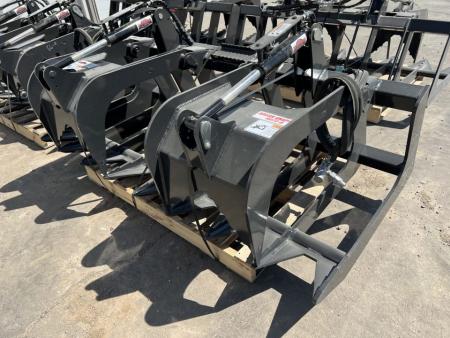 New 2026 Stout 72  Skid Steer Brush Grapple Bucket Attachment