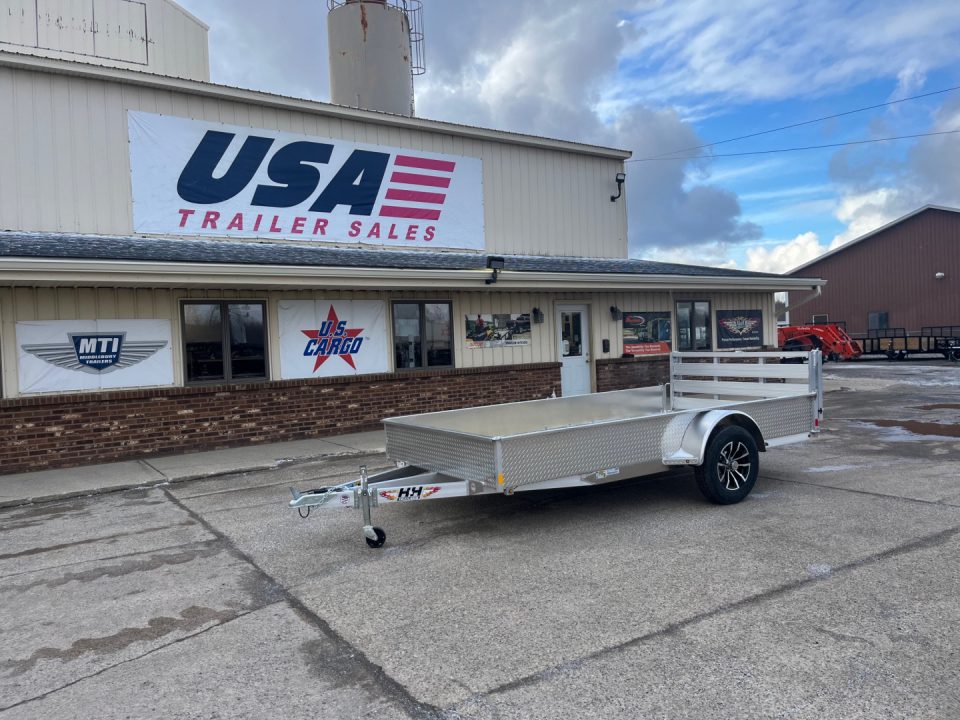 New 2026 H&H Trailers 76X12 Aluminum 3K w/solid sides Landscape Trailer