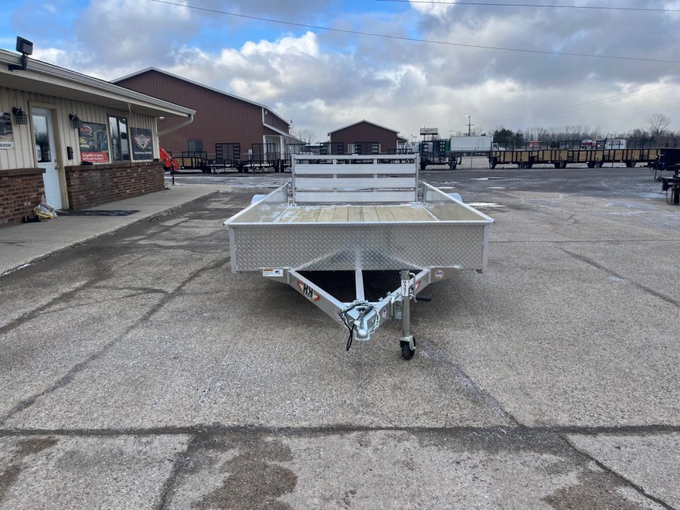 New 2026 H&H Trailers 76X12 Aluminum 3K w/solid sides Landscape Trailer