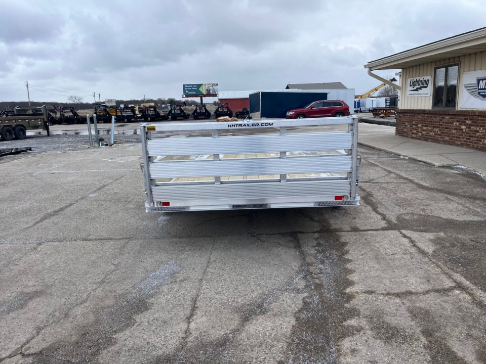 New 2026 H&H Trailers 76X12 Aluminum 3K w/solid sides Landscape Trailer