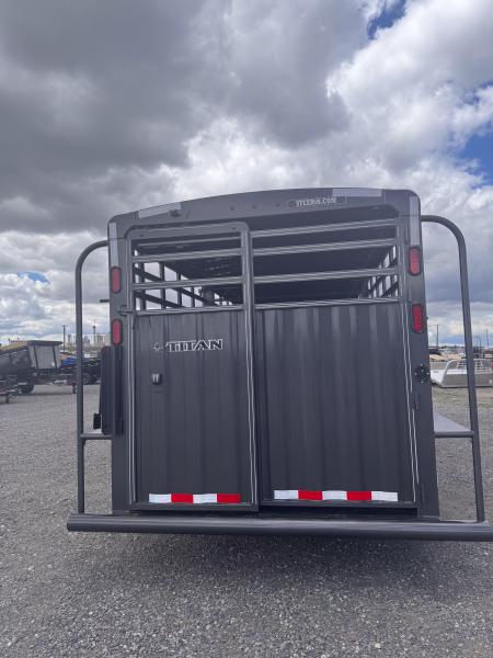 New 2026 Titan Trailer 24' Ranchero Stock Trailer