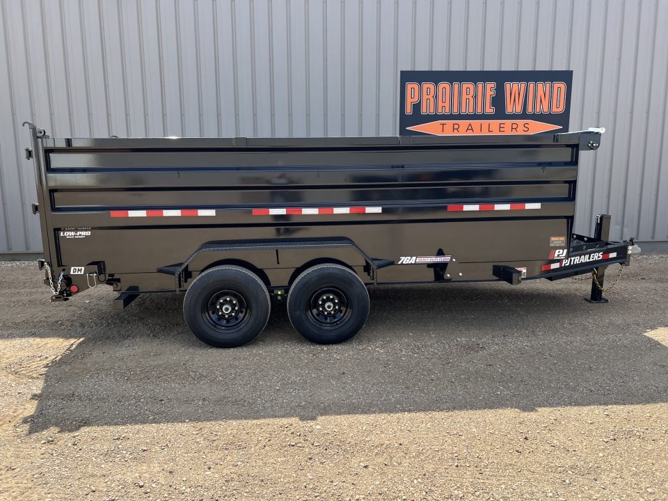 New 2027 PJ Trailers 16' DM High Side Dump Trailer