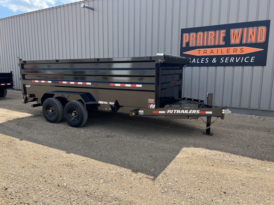 New 2027 PJ Trailers 16' DM High Side Dump Trailer