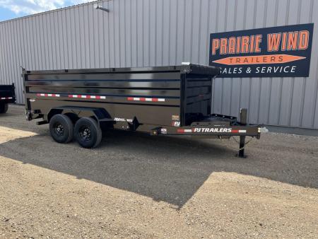 New 2027 PJ Trailers 16' DM High Side Dump Trailer