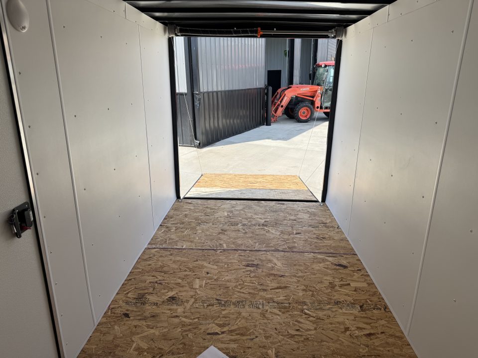 New NEW 2026 AERO 6x12 +2 V WHITE Interior QUALITY Enclosed Rear Ramp Cargo Trailer