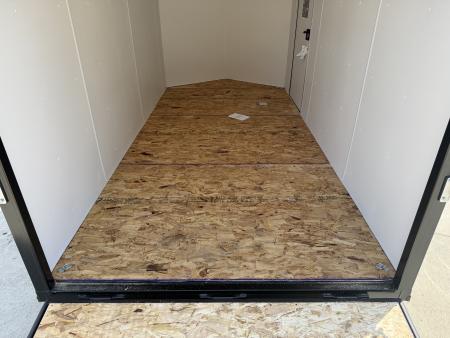 New NEW 2026 AERO 6x12 +2 V WHITE Interior QUALITY Enclosed Rear Ramp Cargo Trailer