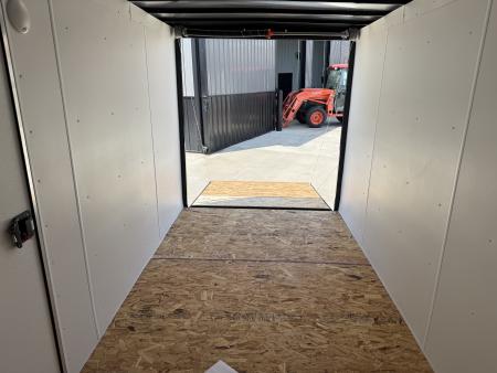 New NEW 2026 AERO 6x12 +2 V WHITE Interior QUALITY Enclosed Rear Ramp Cargo Trailer