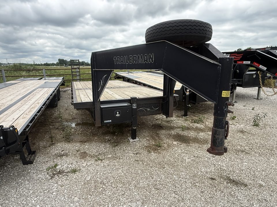 Used 1999 Homemade 20+4 W/ STAND UP Deckover Trailer