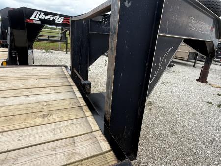 Used 1999 Homemade 20+4 W/ STAND UP Deckover Trailer