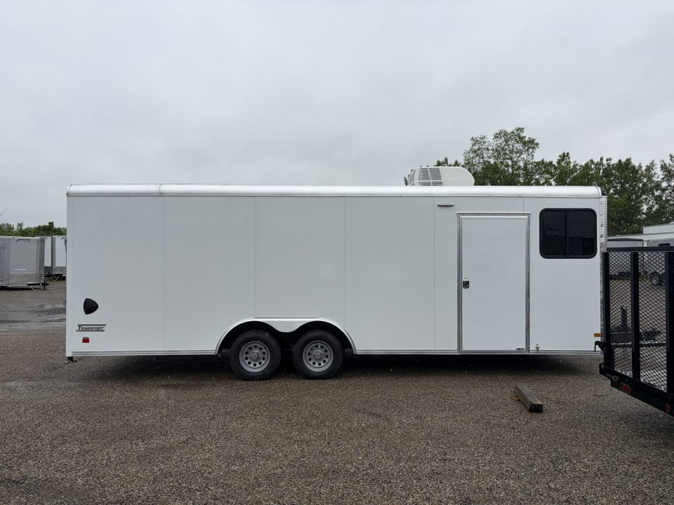New 2026 Haulmark 24 FT TRANSPORT MOBILE OFFICE TRAILER WITH GARAGE SPACE
