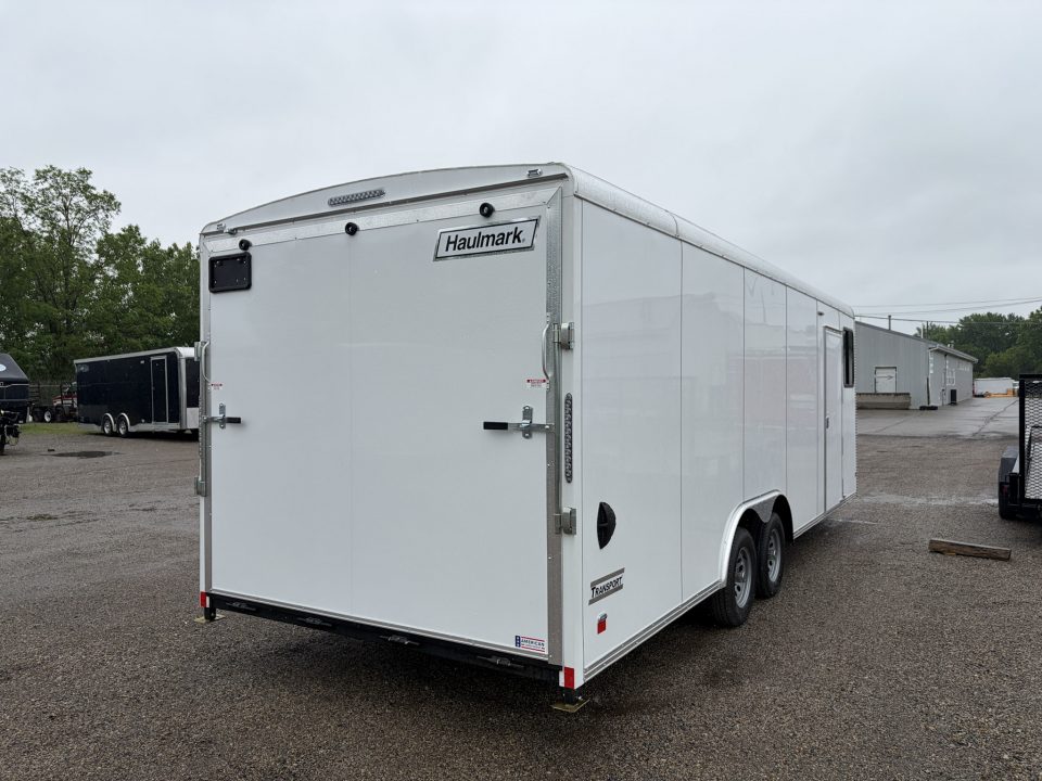 New 2026 Haulmark 24 FT TRANSPORT MOBILE OFFICE TRAILER WITH GARAGE SPACE