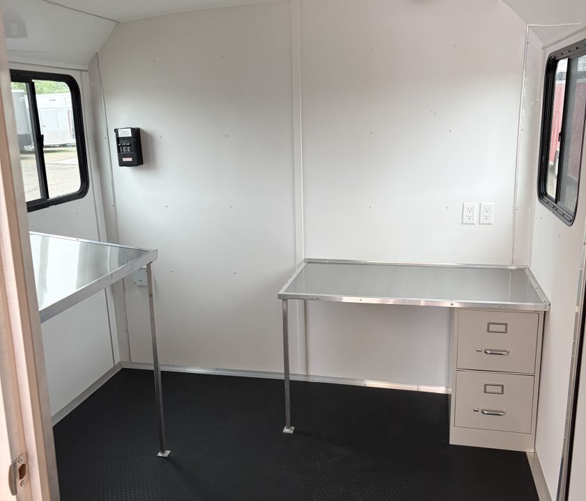 New 2026 Haulmark 24 FT TRANSPORT MOBILE OFFICE TRAILER WITH GARAGE SPACE