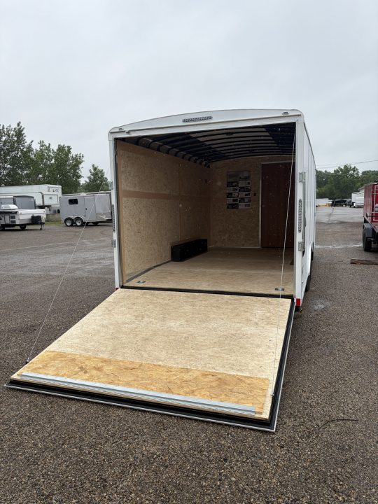 New 2026 Haulmark 24 FT TRANSPORT MOBILE OFFICE TRAILER WITH GARAGE SPACE