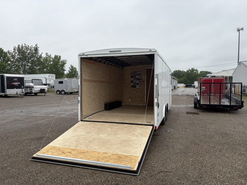 New 2026 Haulmark 24 FT TRANSPORT MOBILE OFFICE TRAILER WITH GARAGE SPACE