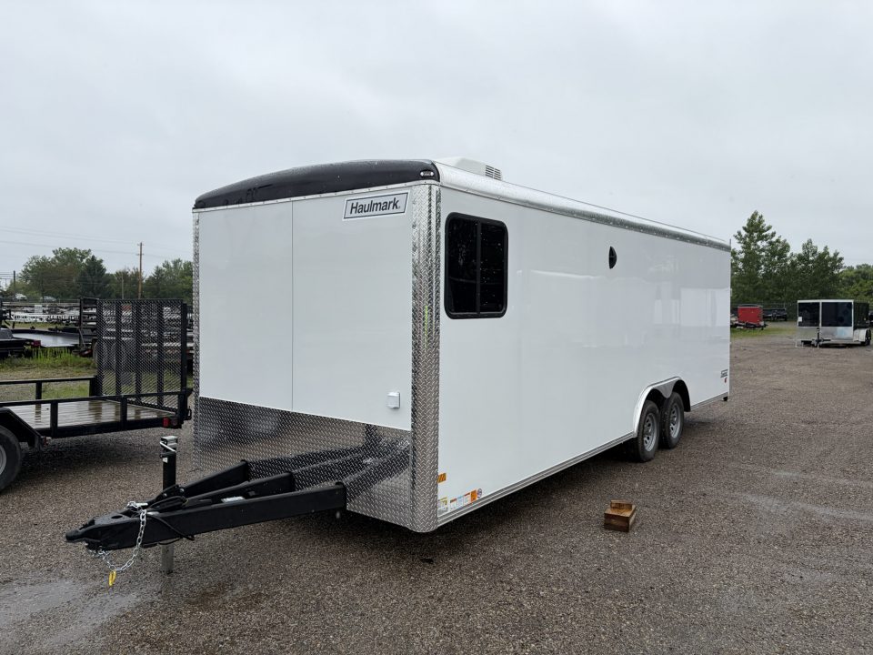 New 2026 Haulmark 24 FT TRANSPORT MOBILE OFFICE TRAILER WITH GARAGE SPACE