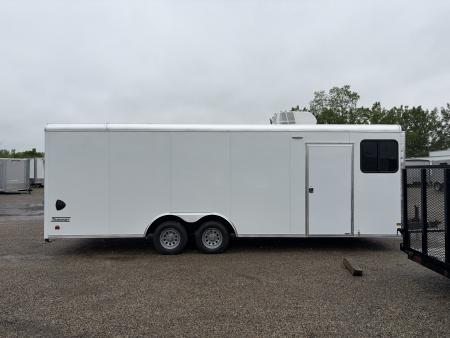 New 2026 Haulmark 24 FT TRANSPORT MOBILE OFFICE TRAILER WITH GARAGE SPACE