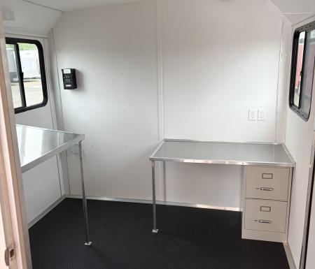 New 2026 Haulmark 24 FT TRANSPORT MOBILE OFFICE TRAILER WITH GARAGE SPACE
