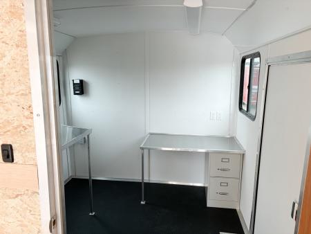 New 2026 Haulmark 24 FT TRANSPORT MOBILE OFFICE TRAILER WITH GARAGE SPACE