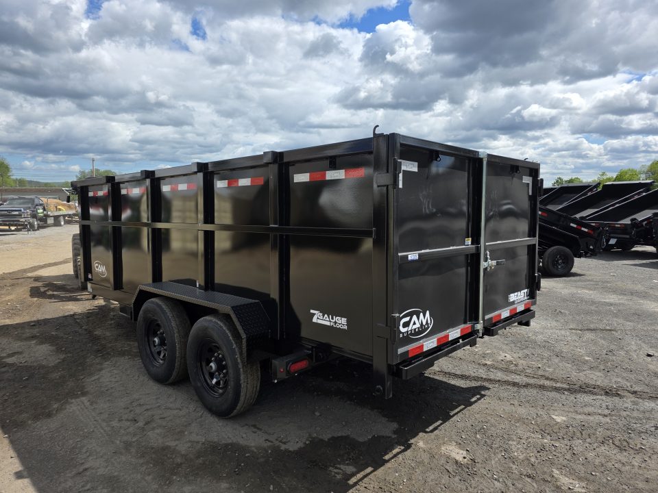 New 2026 Cam Superline BEAST 7X16 15.4K - 4' HIGH SIDES Dump Trailer