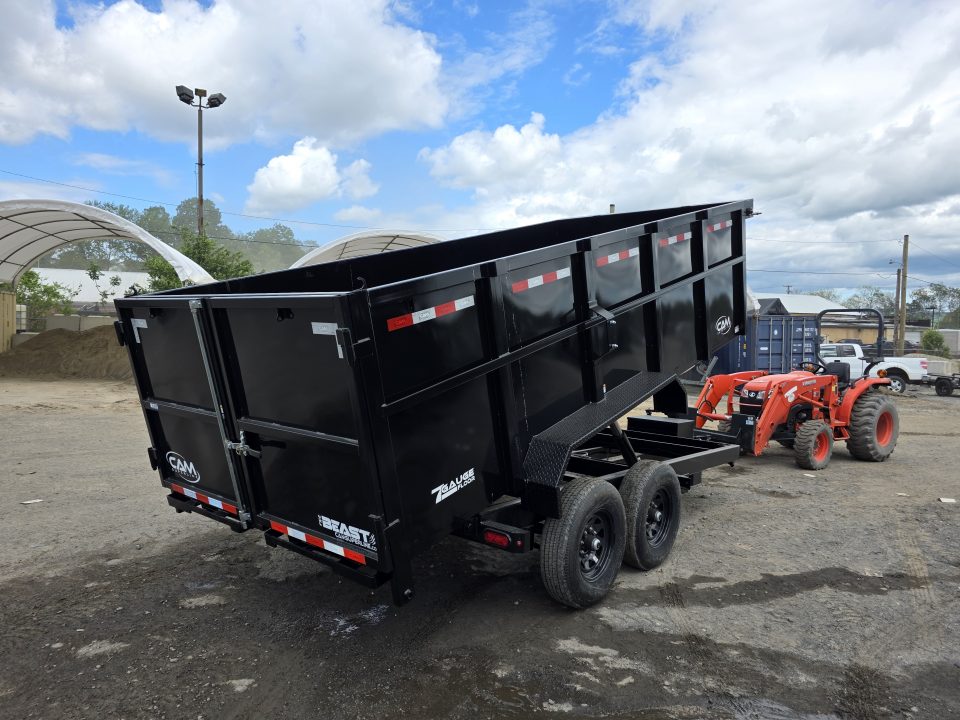New 2026 Cam Superline BEAST 7X16 15.4K - 4' HIGH SIDES Dump Trailer