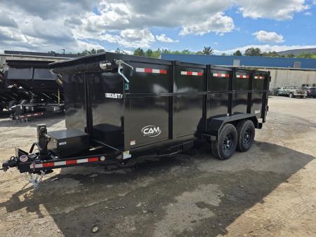 New 2026 Cam Superline BEAST 7X16 15.4K - 4' HIGH SIDES Dump Trailer