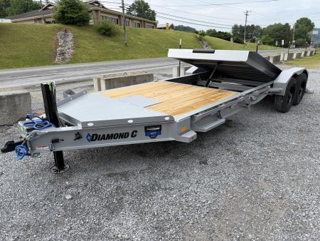 New 2026 Diamond C HDT210 Tilt Trailer 22’ PACESETTER EDITION HYDRO JACK BED ROLLER , SOLAR CHARGER