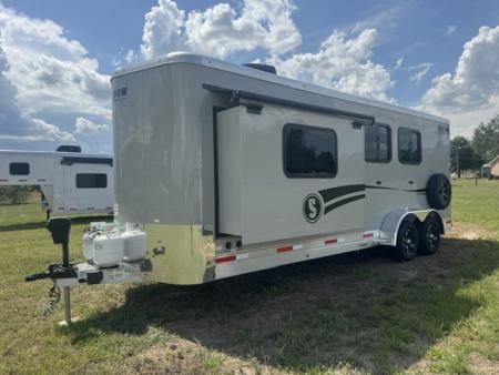 New 2027 Shadow 2027 Shadow Horse Trailer 2H 9' LQ Bumper Pull Horse Trailer