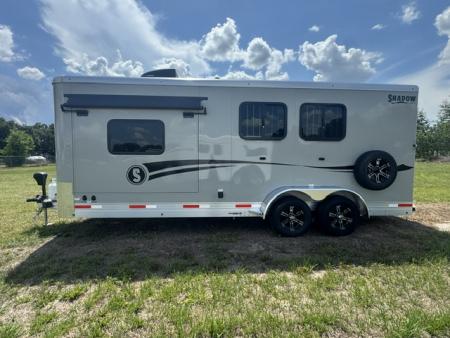 New 2027 Shadow 2027 Shadow Horse Trailer 2H 9' LQ Bumper Pull Horse Trailer