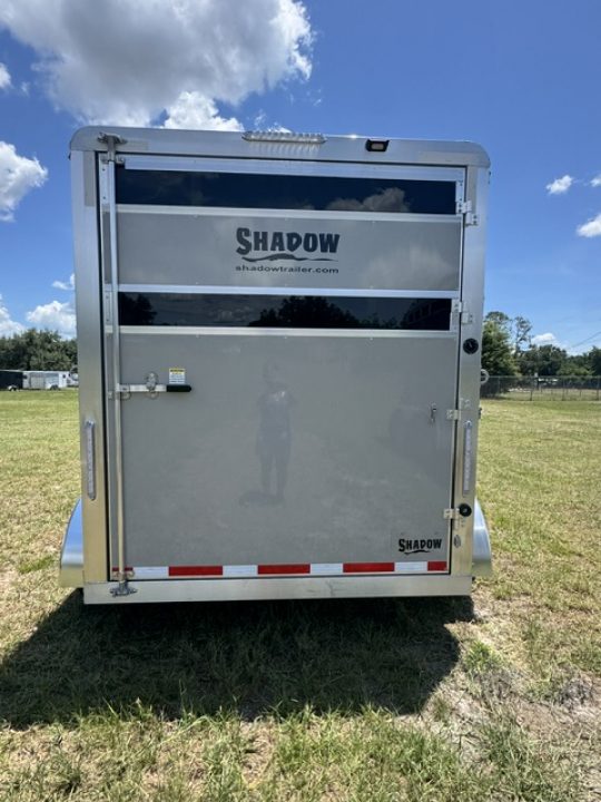 New 2027 Shadow Stablemate 2H Stock Horse Trailer W/ Plexi Horse Trailer