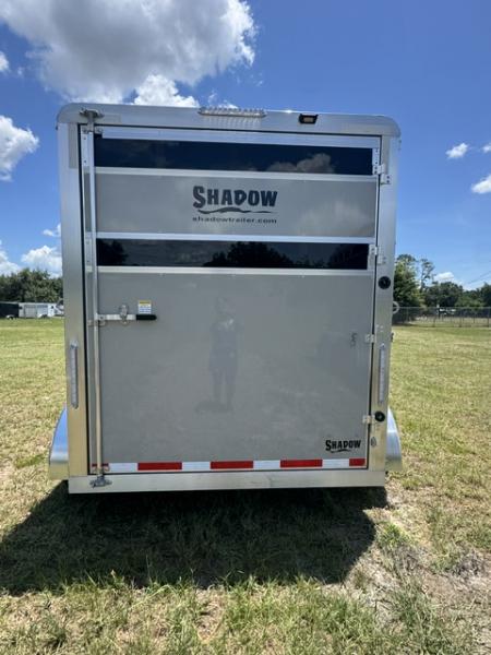 New 2027 Shadow Stablemate 2H Stock Horse Trailer W/ Plexi Horse Trailer