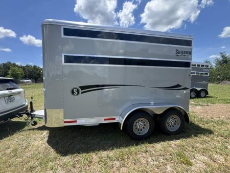 New 2027 Shadow Stablemate 2H Stock Horse Trailer W/ Plexi Horse Trailer